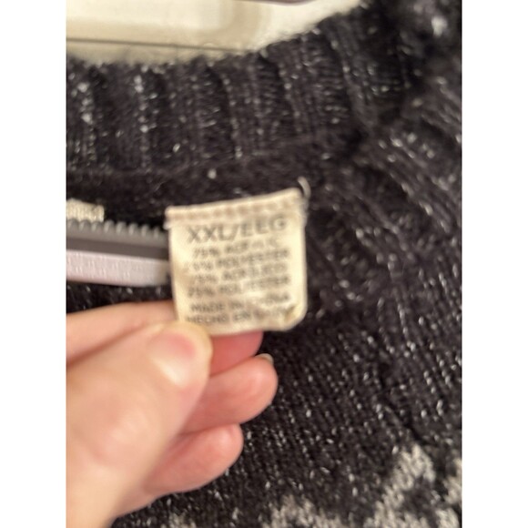 Original Weatherproof Vintage Women’s Fair Isle Knit Sweater Sz XXL Scandinavian - Picture 4 of 6